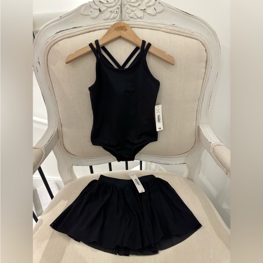 🩰 2T two piece black ballet dress up and costume outfit